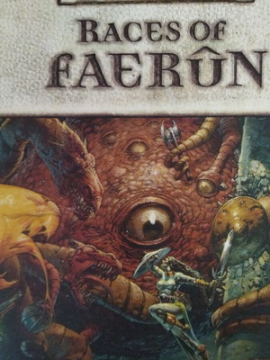 Βιβλίο Dungeons and Dragons Races of Faerûn σαν καινούργιο