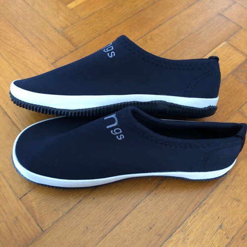 Blue neoprene non-slip shoes size 35 new
