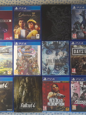 PS4 παιχνίδια σαν καινούργια, με Red Dead Redemption και Danganronpa