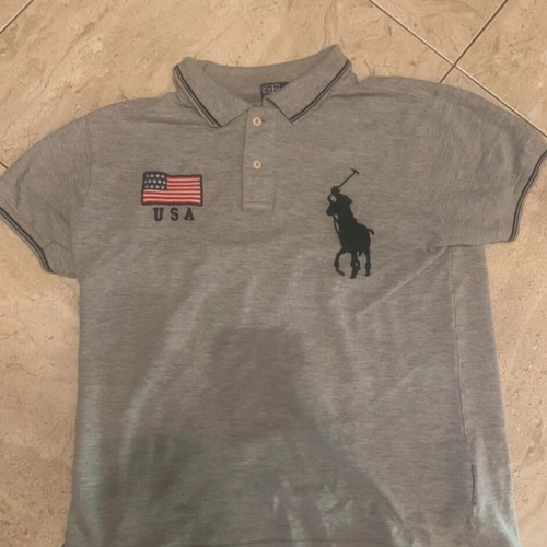 Polo shirt USA Polo Lauren gray size S new