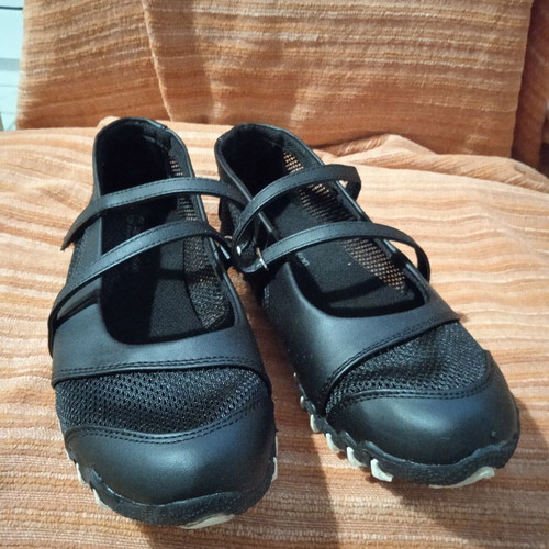 BPC Bonprix Collection Black Mesh Ballerina Shoes like new, size 40
