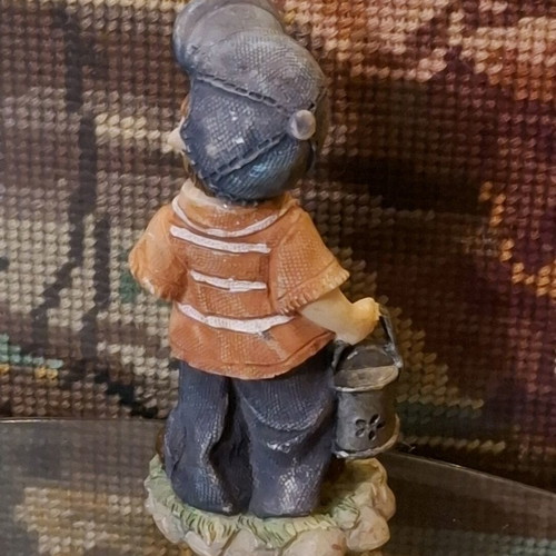 Vintage boy figurine used