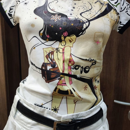 Custo Barcelona top new with tag, black and white