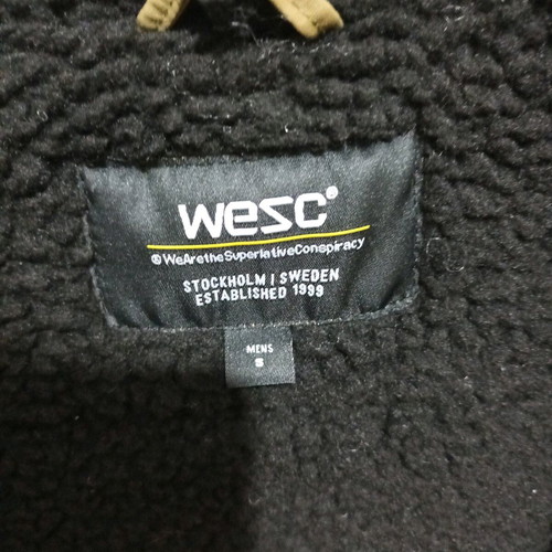 Wesc men's parka jacket new green size M