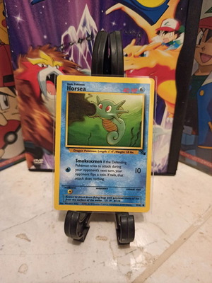 Horsea Fossil Set 1999 Pokemon карта употребявана