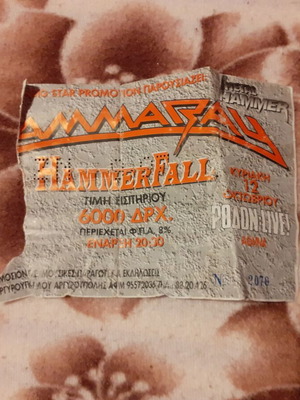 Gamma Ray ticket 1997 used