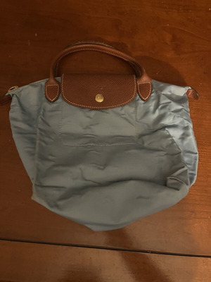 Longchamp handbag like new, brown and turquoise