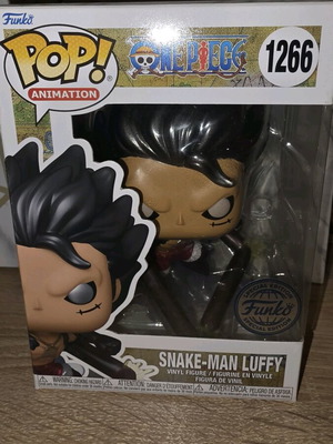 Funko One Piece Snake Man Luffy 1266 Special Edition like new metallic