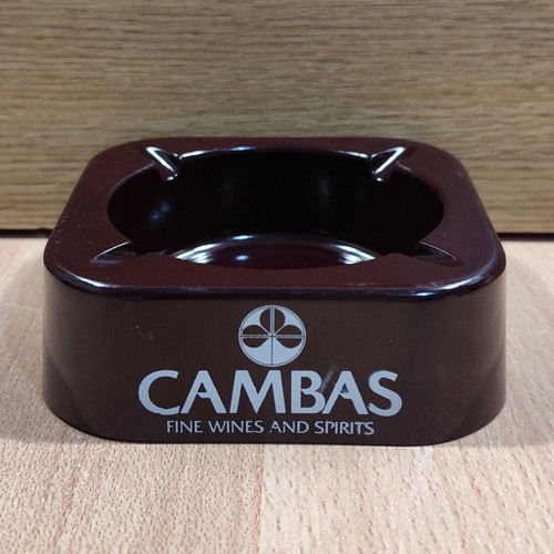Cambas Wines old promotional plastic ashtray used