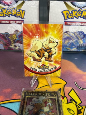 Pokemon card Arcanine blue topps tv animation good condition