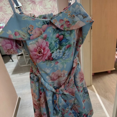 Floral dress like new, multicolor, one size