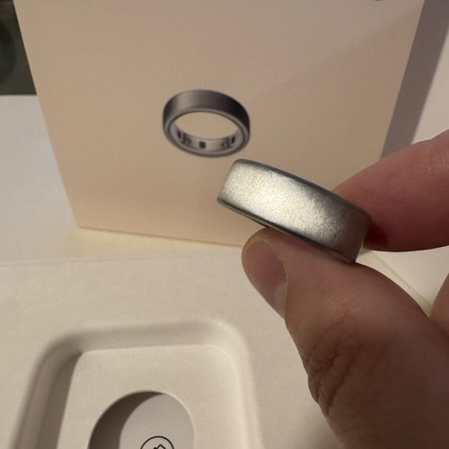 Oura Ring 4 Titanium Size 8 Like New