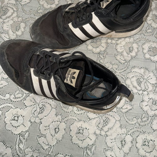 Adidas black shoes, size 45