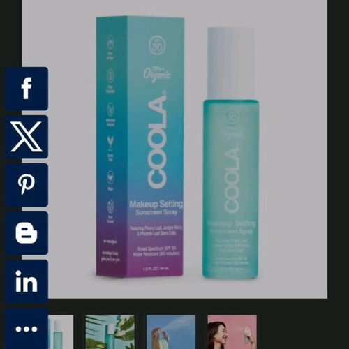 Coola Setting Spray 30 SPF like new