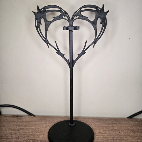 Monster High Heart Shaped Stand 3D Printed