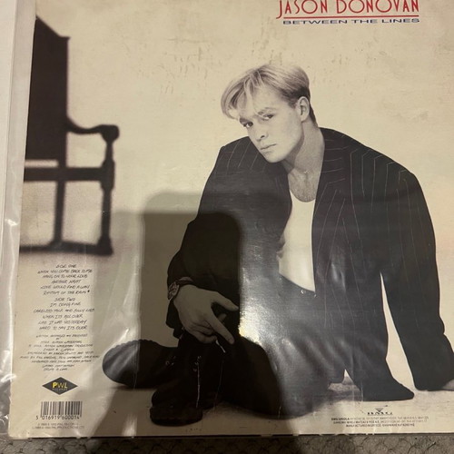 Jason Donovan Between The Lines vinyl used
