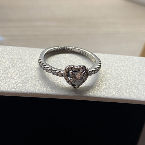 Pandora Heart Ring size 7 like new, silver