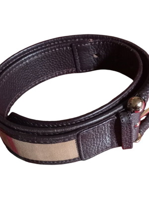 Burberry vintage women's belt like new, beige and brown
