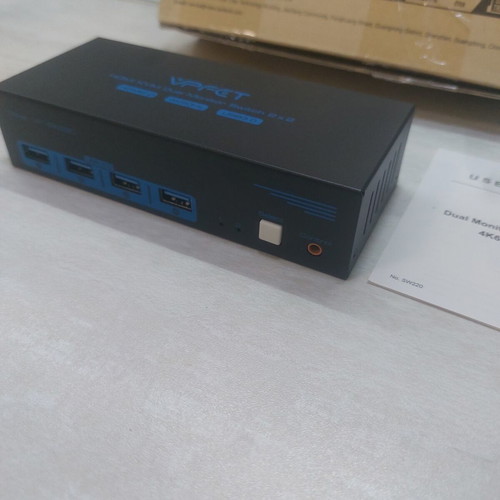 VPFET VP-SW220 Dual Monitor HDMI KVM Switch 2x2 4K@60Hz USB 3.0