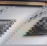  Ζωγραφική σε ασήμι 925 Μινιατουρα ,τίτλος"Τοπίο με Γαλέρα" Με Εγγύηση στη συσκευασία της