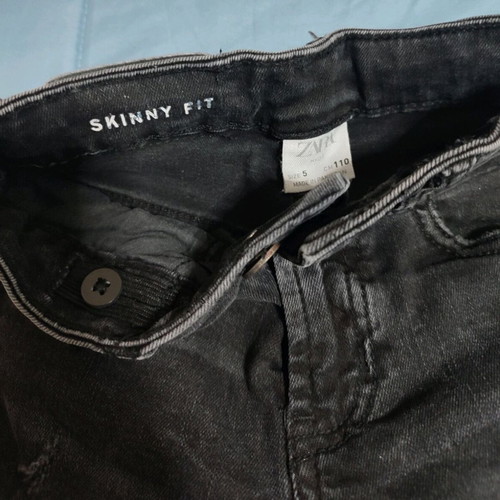 Zara kids black jeans like new, pack of 2, 110 cm