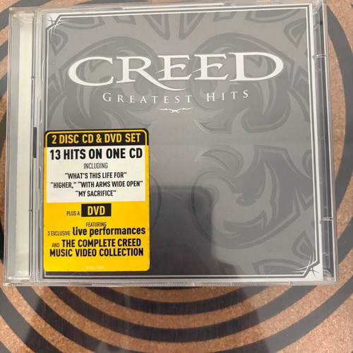 Creed Greatest Hits 2 Disc Set CD DVD new, rock
