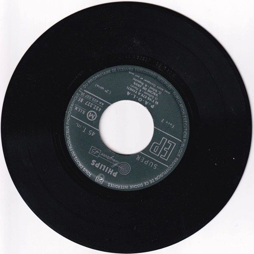 Vinyl P.A.O.L.A – Si T'as Ete A Tahiti, 45 RPM EP Jazz Latin Record Very Good Condition
