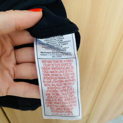 Nike women's black blouse used
