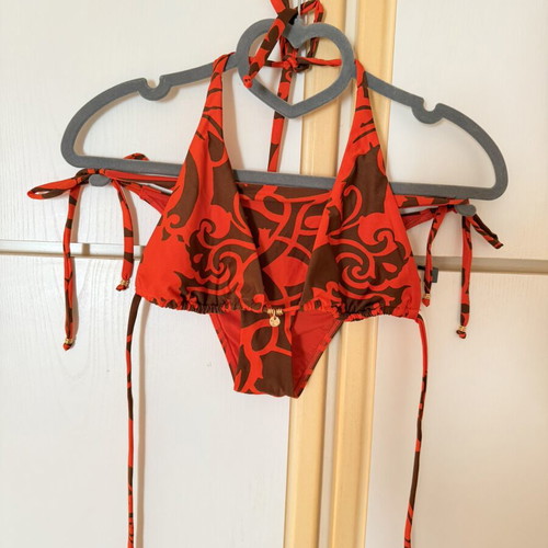 Touche women's swimsuit like new, brown and orange, sizes S-M