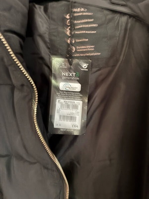 Дамско яке Next ново, черно, размер L и XL