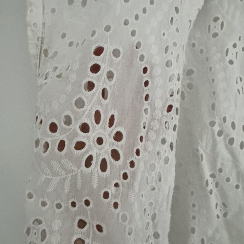 Broderie blouse Sinsay white XXS like new