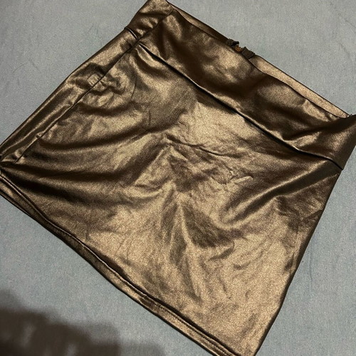 Mini leather skirt like new, black, size XS