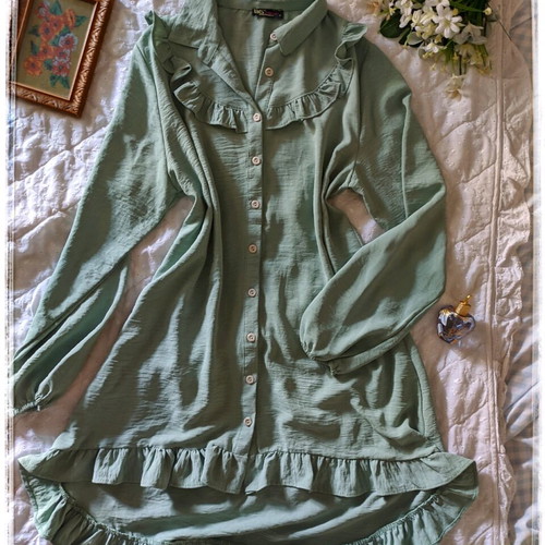 Spring dress tunic like new, mint color