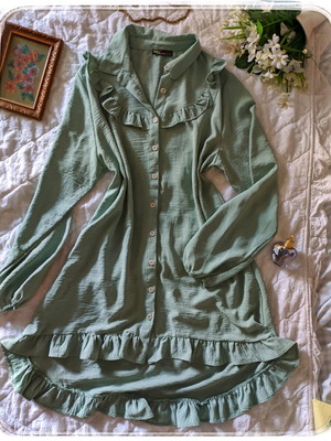 Spring dress tunic like new, mint color