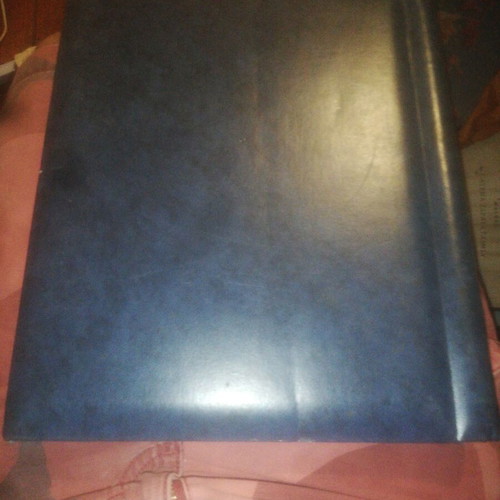 Chiyoda Japan vintage engraved photo album faux leather