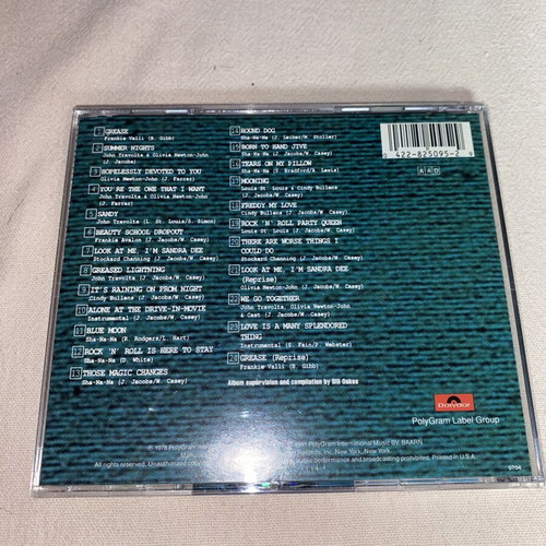 Grease Original Motion Picture Soundtrack CD like new