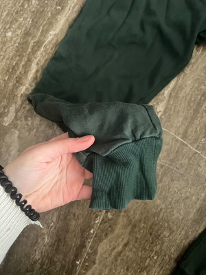 Pants used, size S, green