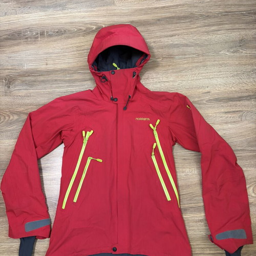 Norrona Narvik GoreTex 2L Insulated Jacket women's size S like new, red