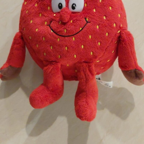 Strawberry plush bear like new