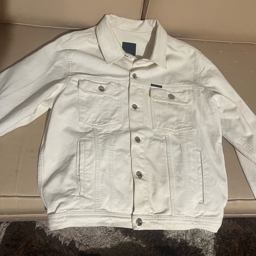 Valentino men's jeans jacket like new, beige, size L