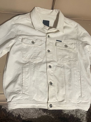Valentino men's jeans jacket like new, beige, size L