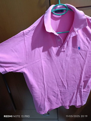 Ralph Lauren men's blouse pink, like new, size L