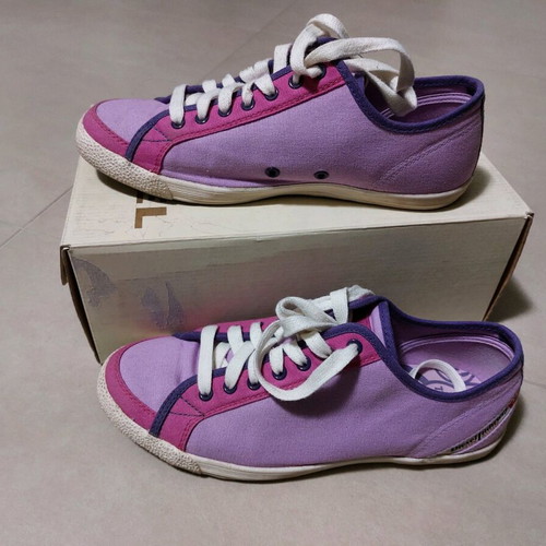 Sneakers Diesel γυναικεία σαν καινούργια, άσπρο και μωβ, μέγεθος 40