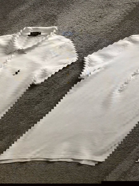 Polo Ralph Lauren- Πόλο μπλούζα- λευκή, Γυναίκες