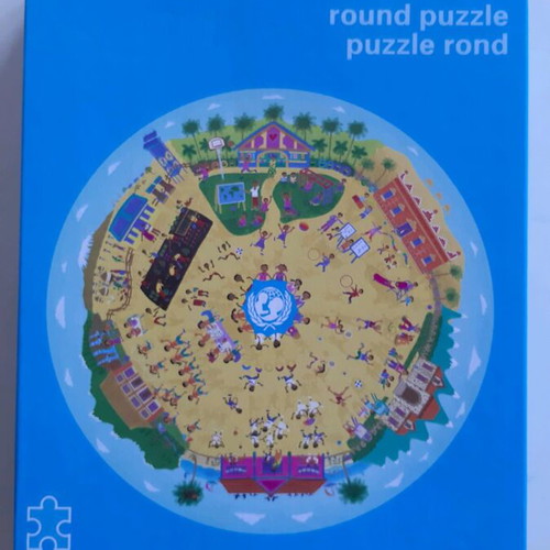 Unicef Round Puzzle 500 Pieces Like New