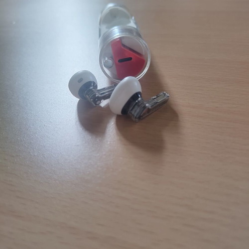 Nothing Ear (stick) Bluetooth earbuds used