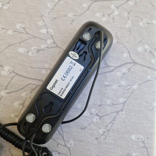 Siemens Gigaset DA210 corded phone like new, black