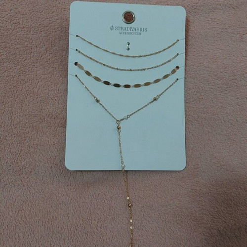 Necklace set new gold color