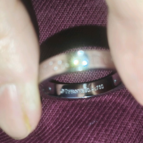 Elegant ring like new, size 19 mm, silver, full set