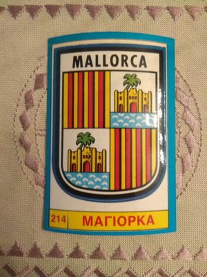 Mallorca sticker from Super Signs - Carousel collection, new